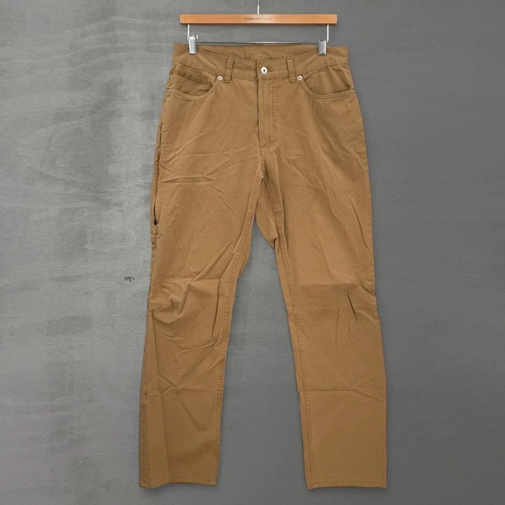 The North Face Lightweight Pants Tan Brown Straight Leg Outdoor Hiking 31 x 29